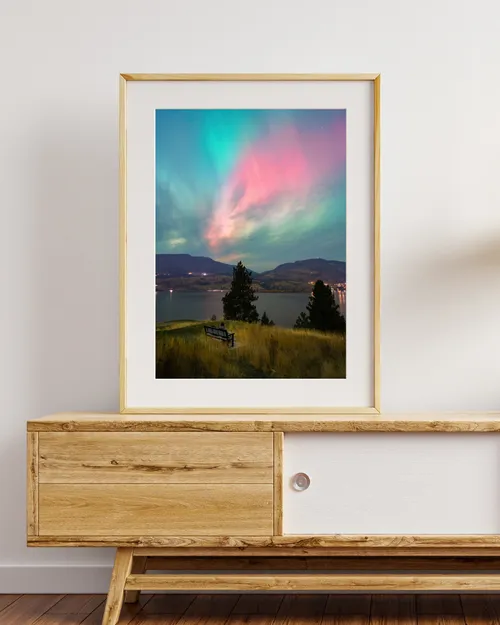 Aurora in the Clouds mockup