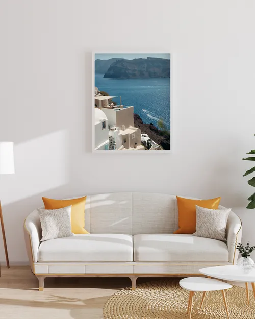 Fos imeras Santorini mockup